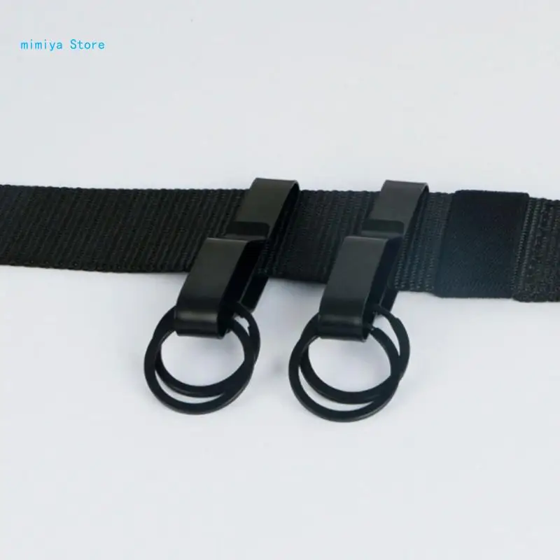 Брелок для ключей Pipi Duty Belt с 2 кольцами тактический крючок ремня из нержавеющей