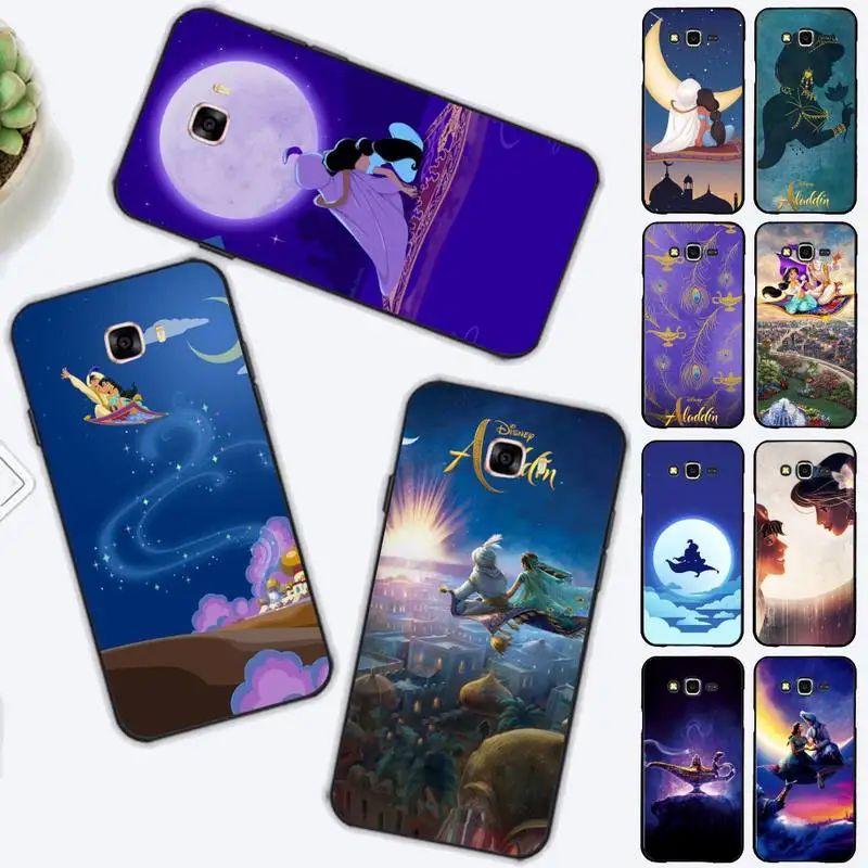 

Disney Aladdin Phone Case for Samsung J 2 3 4 5 6 7 8 prime plus 2018 2017 2016 core
