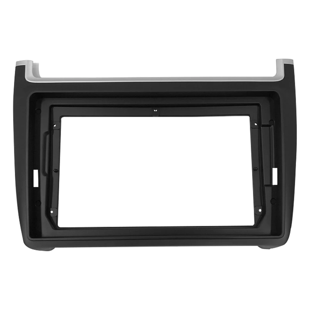 

BYCNG 2DIN Piano black Car refitting DVD frame,DVD panel,Dash Kit,Fascia,Radio Frame,Audio frame For VW POLO 2014-2015