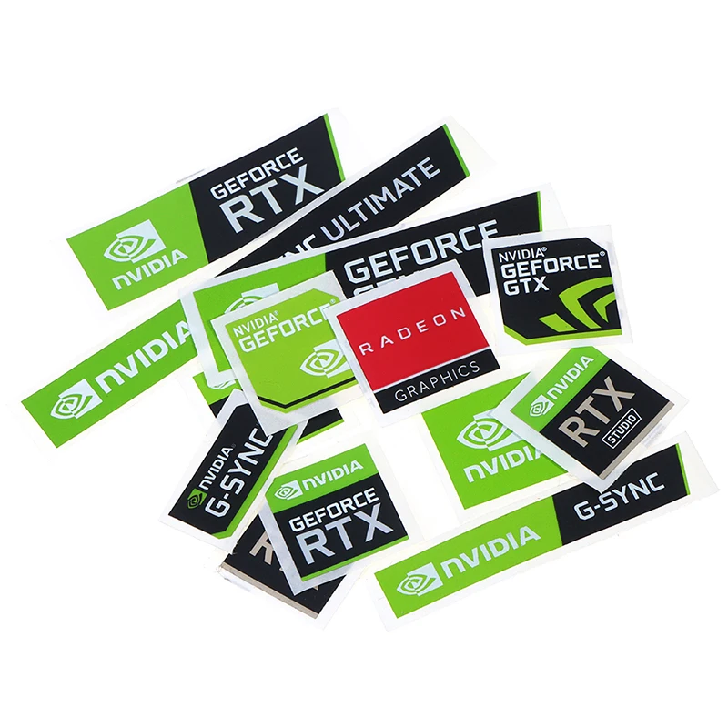 5 шт./лот NVIDIA GTX GEFORCE декоративная наклейка для ноутбука и настольного компьютера |