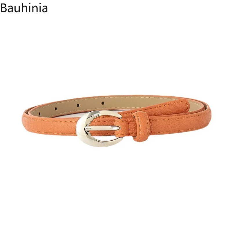 

Summer New Fashion Youth Student Dress Thin Belt 105cm High Quality All-match Simple Durable Woman Pin Buckle Belt