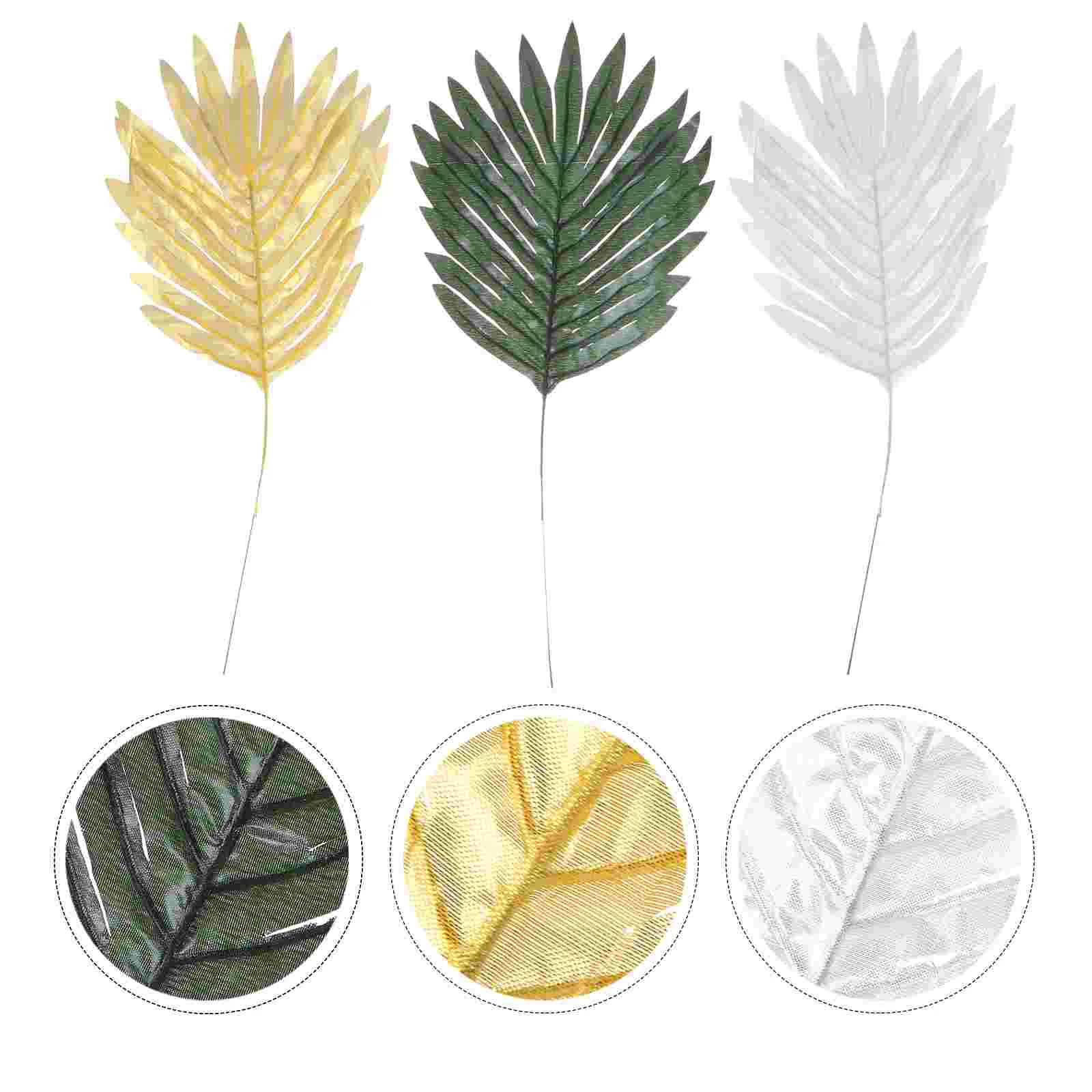 

30 Pcs Decorative Faux Branches Fake Leaves Novel Photo Props Artificial Leaf