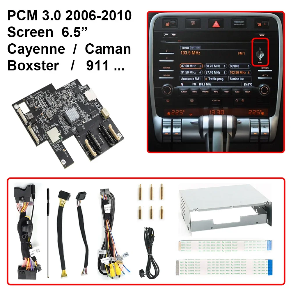 Обновление экрана беспроводной комплект для модернизации CarPlay Android для Porsche 911 Cayenne 718 Panamera Macan с системой PCM 3.0 3.1 4.0