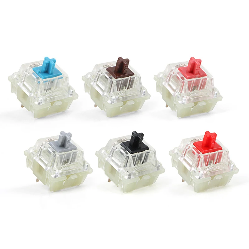 Cherry MX Switch Mechanical Keyboard Silver Pink MX Brown Blue Switch 3 Pin Cherry Bright For Mechanical Keyboard