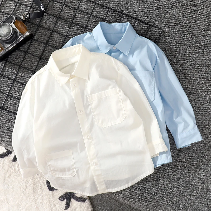 

Shirt Teens Korean Style New Autumn Autumn Children's And Clothing White Casual Top And Fashion Spring 2022 Children