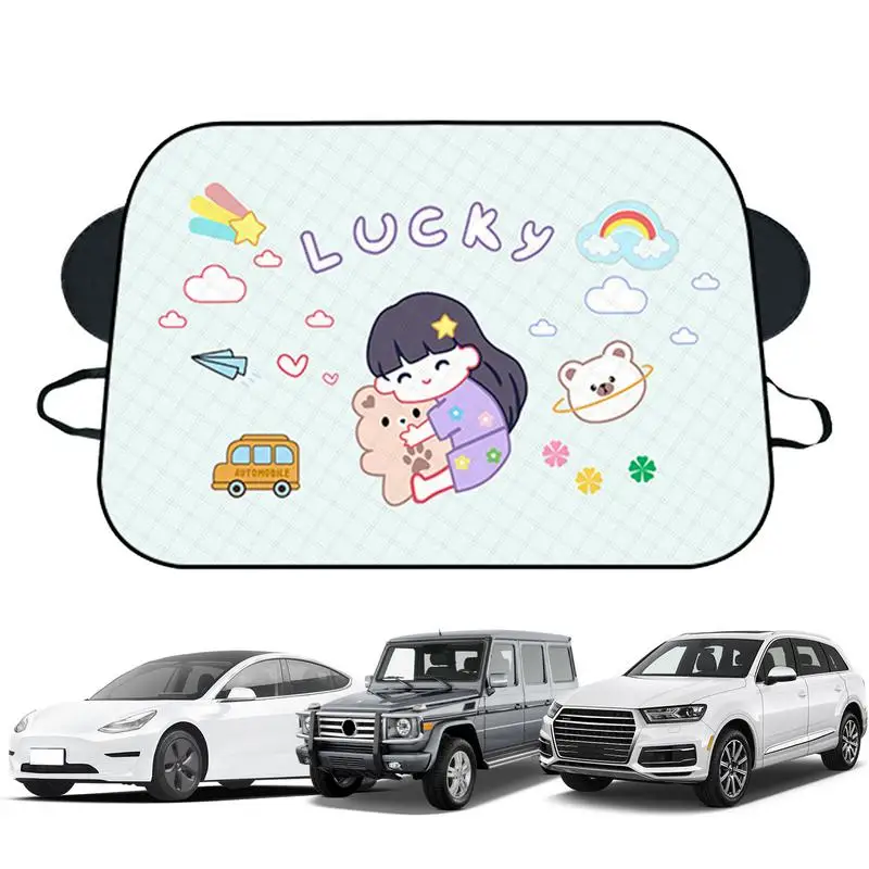 Водонепроницаемый чехол для лобового стекла 56.3x36.2in автомобильный снега