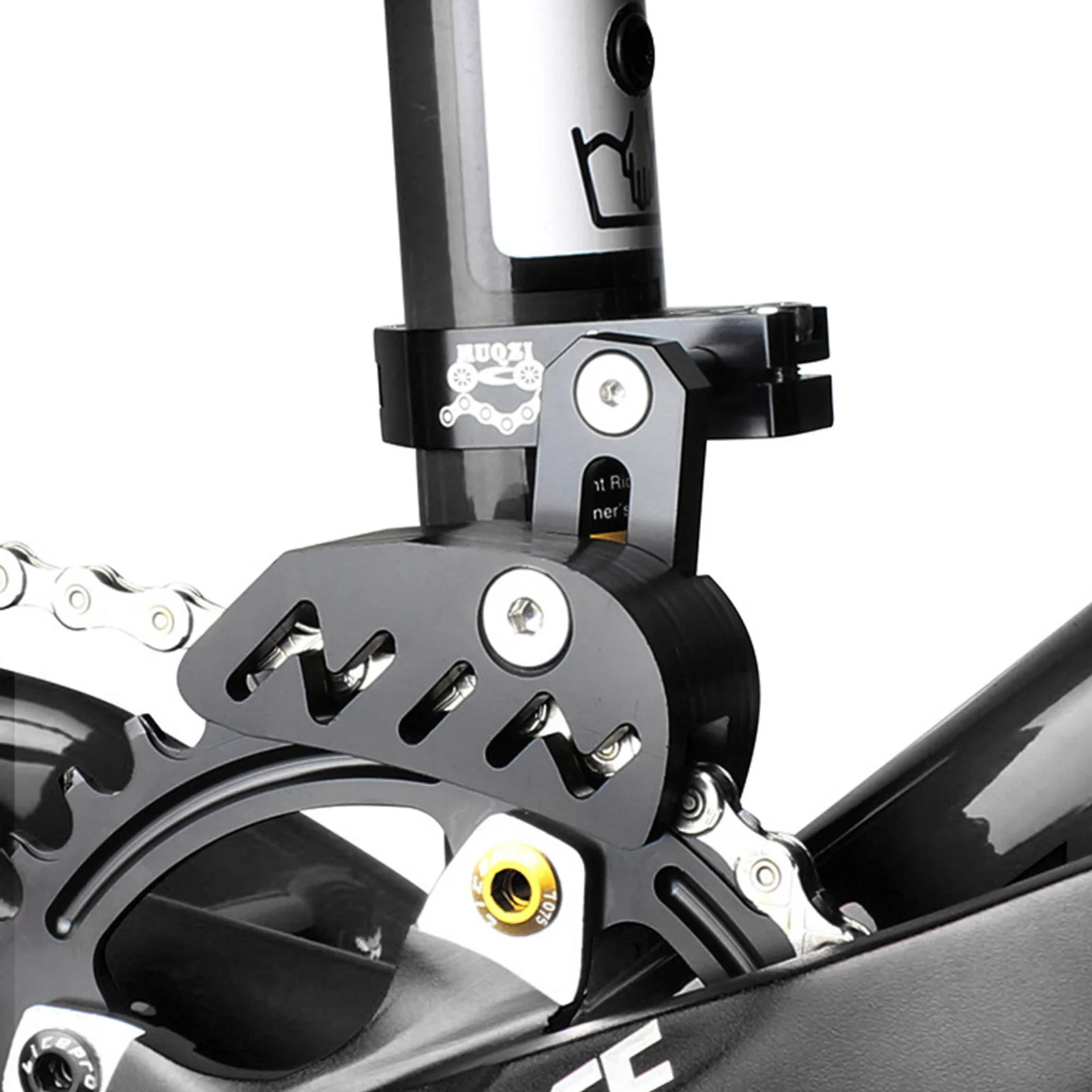 

Hollow-out Bicycle Chain Guide Bicycle Chain Guide High Strength Double Locking Structure Single Disc Chain Guide Round Delicate