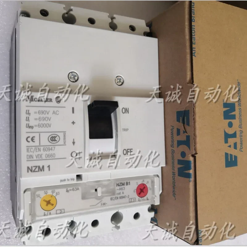 

Оригинальный автоматический выключатель MOELLER Müller NZM1 NZMN1B1- 20A 40A50A63A80A100A125A