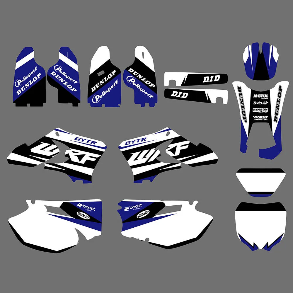 

Motorcycle New Team Graphics Backgrounds Decal Sticker For Yamaha WR250F WR450F WRF250 WRF450 WR 250F 450F 2005 2006 Cutomized