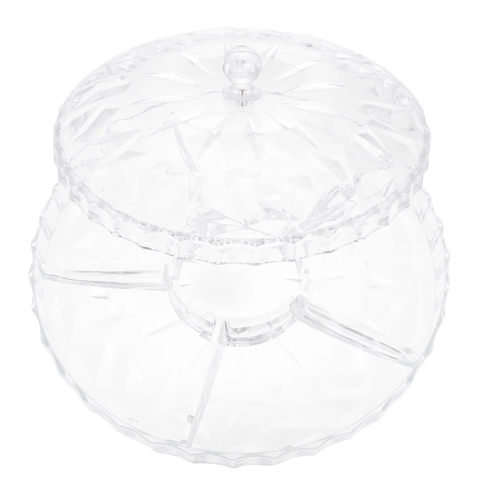 

Tray Serving Fruit Snack Lid Divided Candy Platter Party Box Plate Appetizer Compartment Container Dish Storage Containers Trays