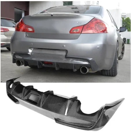 Задний диффузор из углеродного волокна G37 для Infiniti G37S Base Sedan Sport 2009-2013