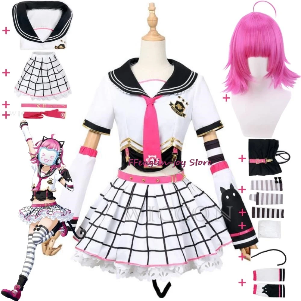 Аниме Tennoji Tennouji Rina LoveLive Love Live Nijigasaki High School Idol Club Косплей Костюм Парик Сексуальная