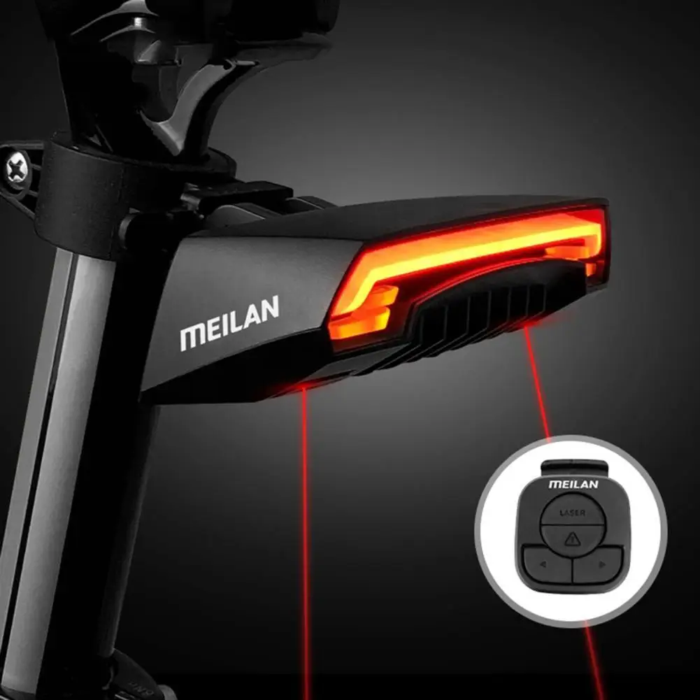 

Bike Bicycle Lights 1Set Waterproof Safety Warning Light Super Bright Wireless Remote Control Turn Signal Tail Light Accessories
