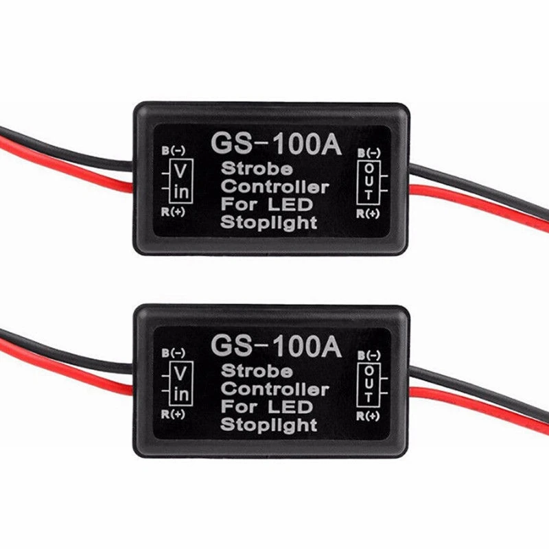 

2X Car Gs-100A Led Brake Light Flash Controller