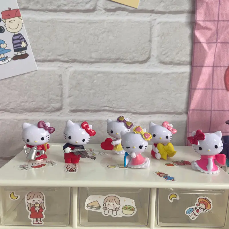 

6 шт., детский Декор «Hello Kitty»