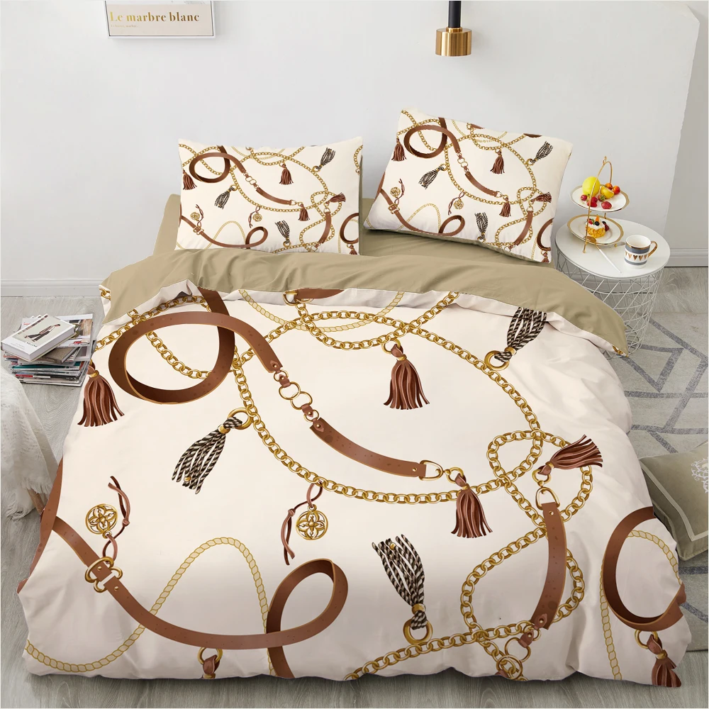 

Luxury 3D Bedding set Europe Queen King Double Duvet cover set Bed linen Comfortable Blanket/Quilt cover Bed Set pale brown