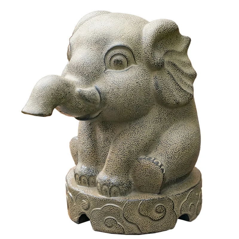 Статуэтка слона из бетона |