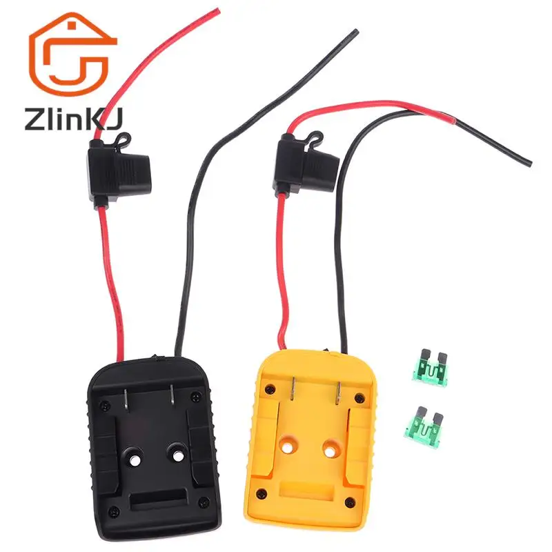 

1pc Battery Adapter With Fuse And Built-in Switc For 18V/20V Max Battery Adapter Dock Power Connector