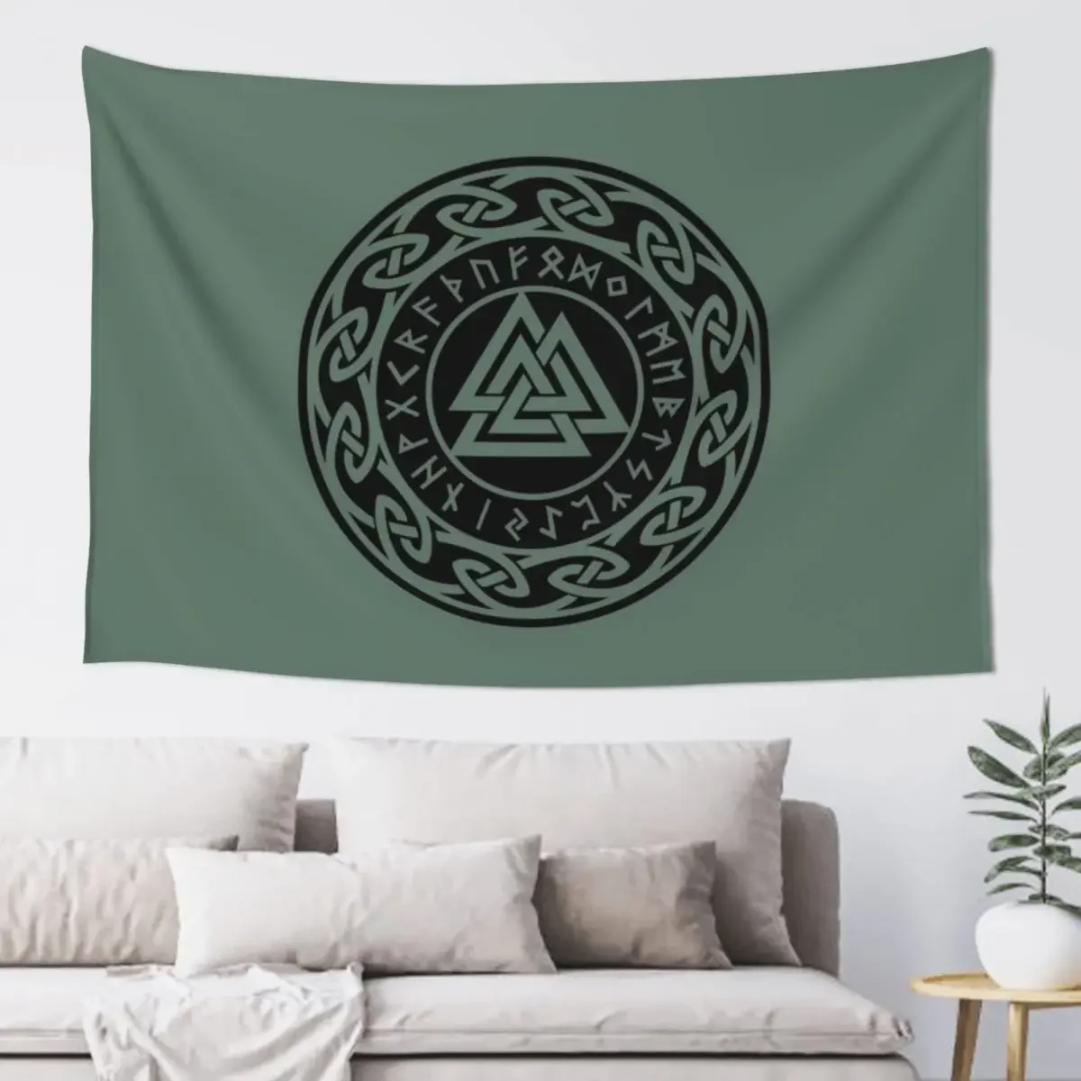 Гобелен Валкнут Символ Одина 100% полиэстер