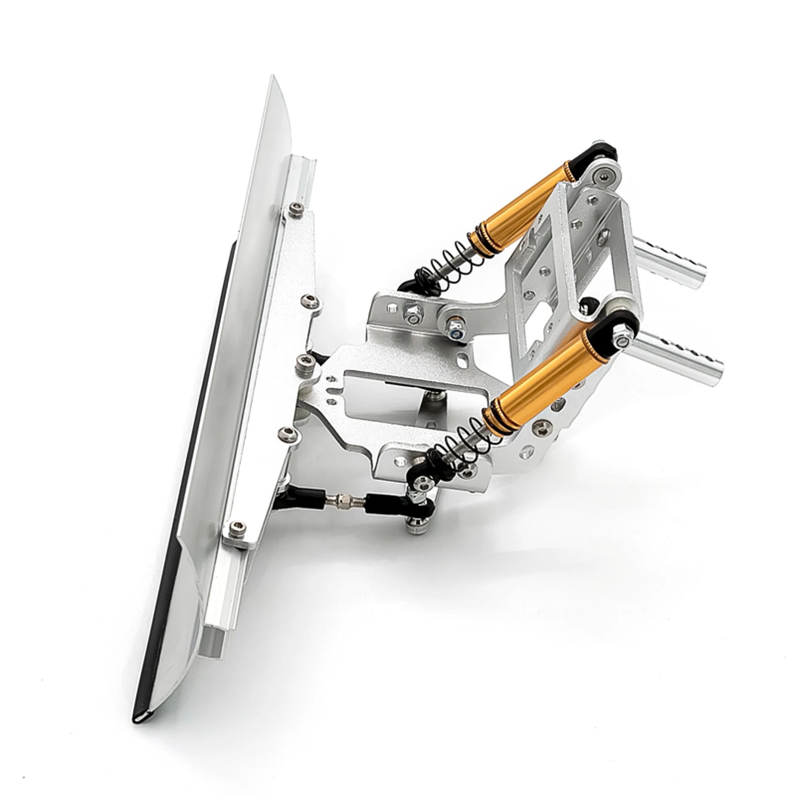 

Aluminum Alloy RC Snow Shovel Replacements for 1/10 TRX4 SCX10 90046 90047 RC Car Dual Servo Control
