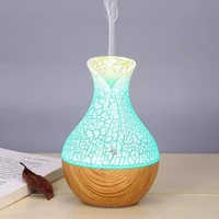 air humidifier clean purifier aroma oil diffuser wood crack electric lamp humidifier ultrasonic aromatherapy mist maker for home