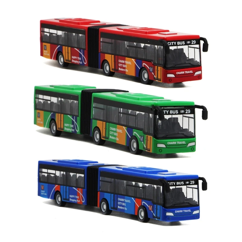 

Q9QB Children's Simulated Improve Intelligence Die Cust Pull Back Bus Model Toy