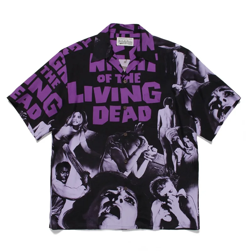 Рубашка WACKO MARIA 23SS с постером