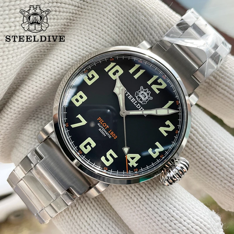 

Часы STEELDIVE SD1903 Мужские механические, водонепроницаемые, 200 м