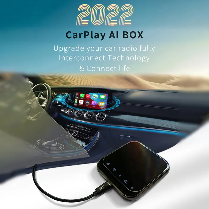 Новый CarPlay Mini Ai Box 4 + 64G LTE Wi-Fi проводной к беспроводному модулю Applepie Авто AN 10.0 GPS