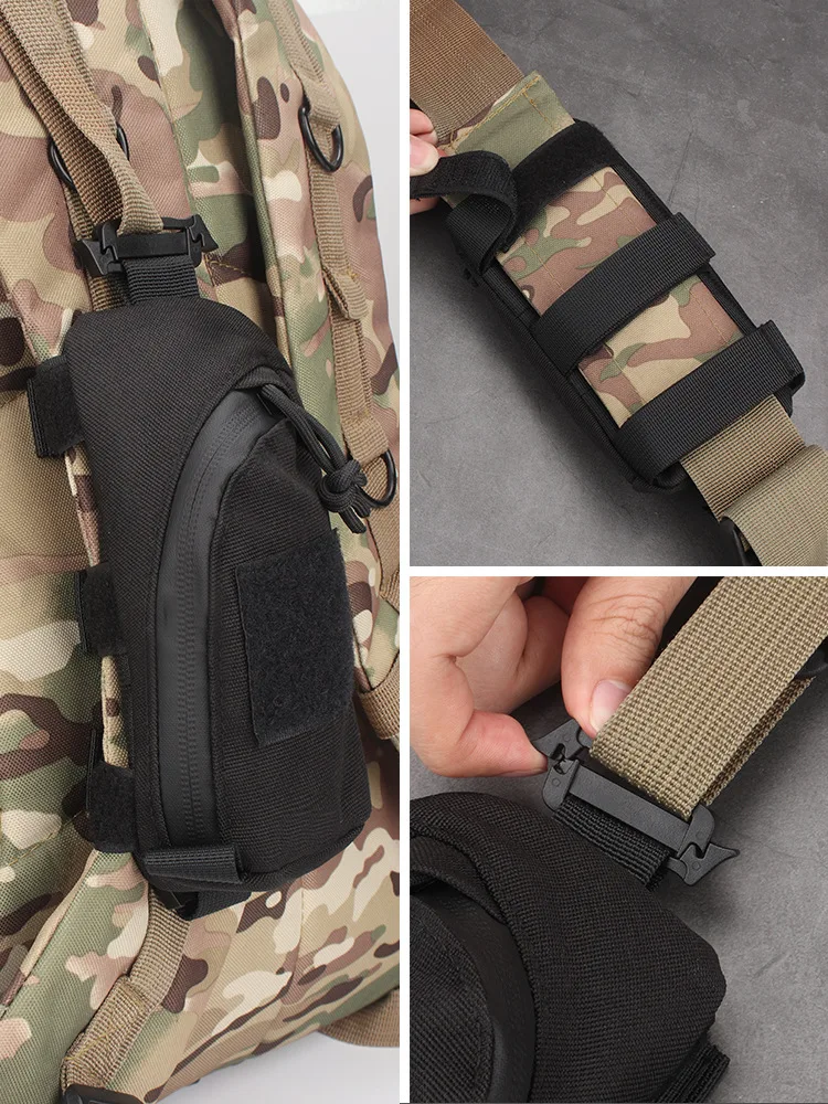 Тактическая сумка Molle Military Tool Bag для телефона, аксессуаров для охоты с плечевым ремнем, компактная для походов на открытом воздухе.