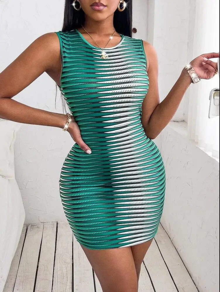 Платье-комбинация женское с открытой спиной ажурное мини-платье на бретелях