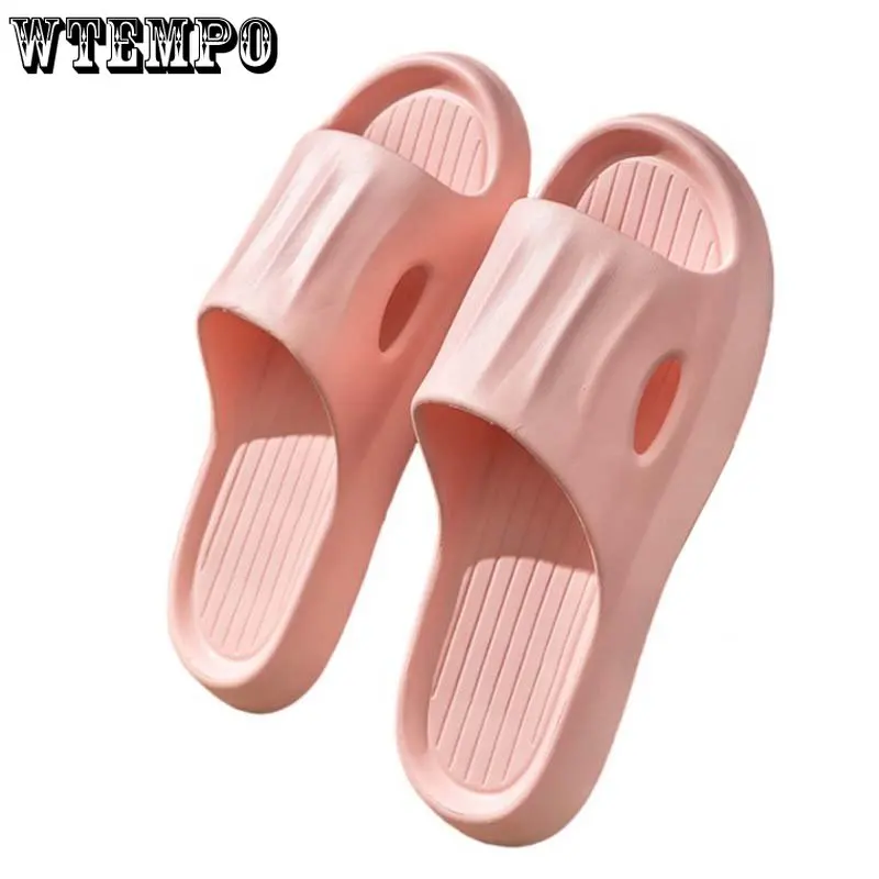 

Шлепанцы WTEMPO женские для дома и ванной, Нескользящие сандалии из ЭВА, летние тапочки для купания, оптовая продажа, Прямая поставка