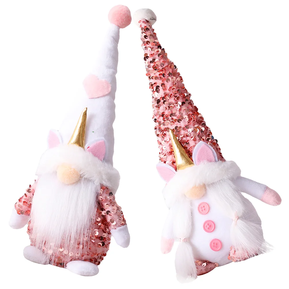 

2pcs Decor Holiday Gifts For Her Valentine's Day Valentines Gnome Valentines Day Gnome Valentines Day Gnomes
