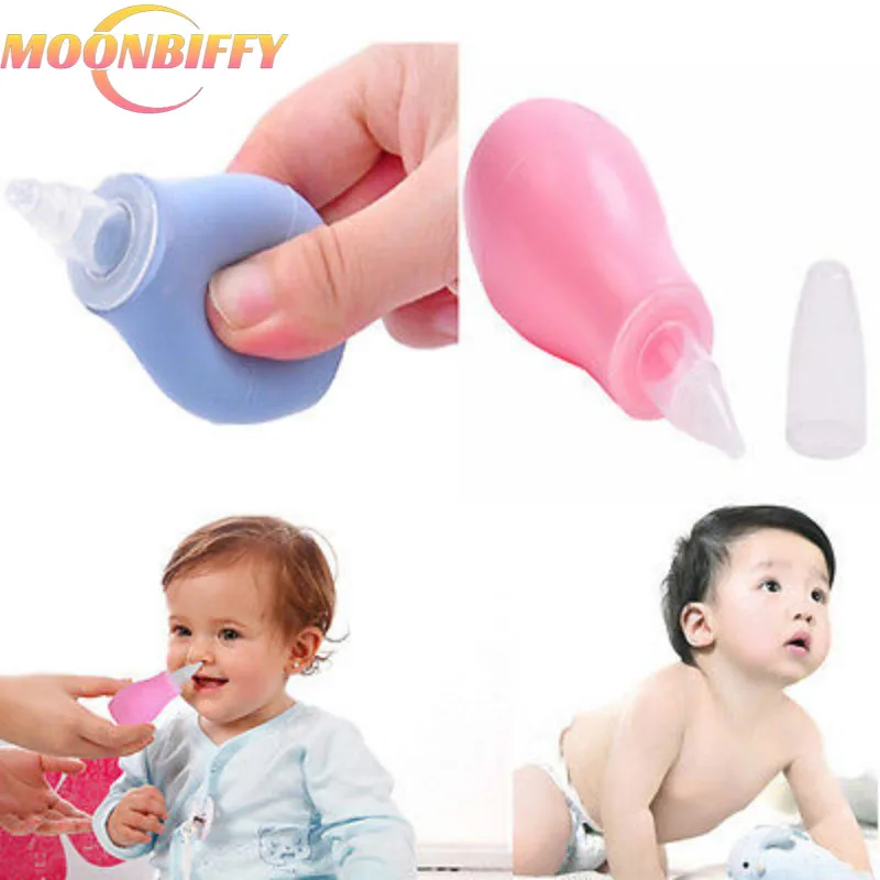 

Silicone Newborn Baby Nose Aspirator Toddler Nose Cleaner Vacuum Suction Infant Snot Vacuum Sucker Soft Tip Cleaner Baby Care