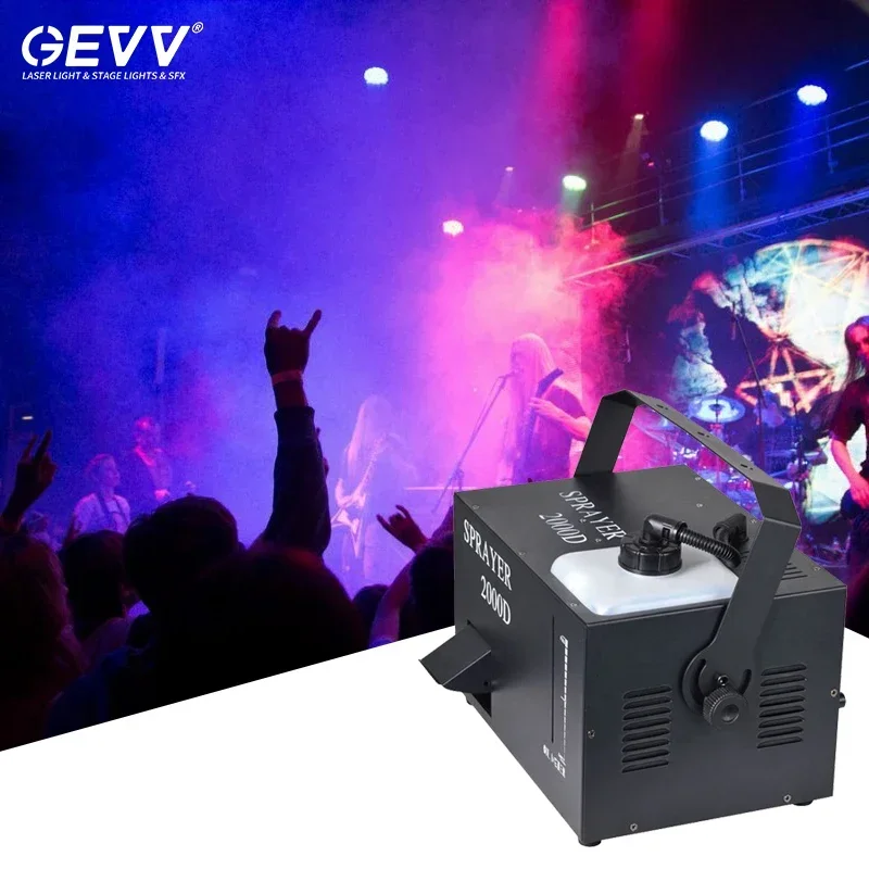 Оборудование для сценического эффекта GEVV мини-Dj-дымовая машина 2000 Вт