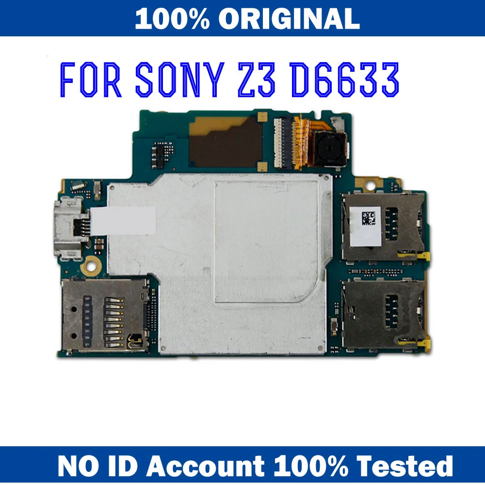 С системой Android для материнской платы Sony Xperia Z3 D6633 100% Оригинальный