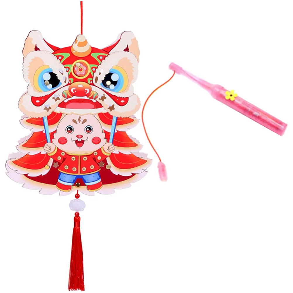 

Children's Lantern Festival Ornament Ornaments Kids Party Decoration Fairy Decorations Handheld DIY Supplies Supply