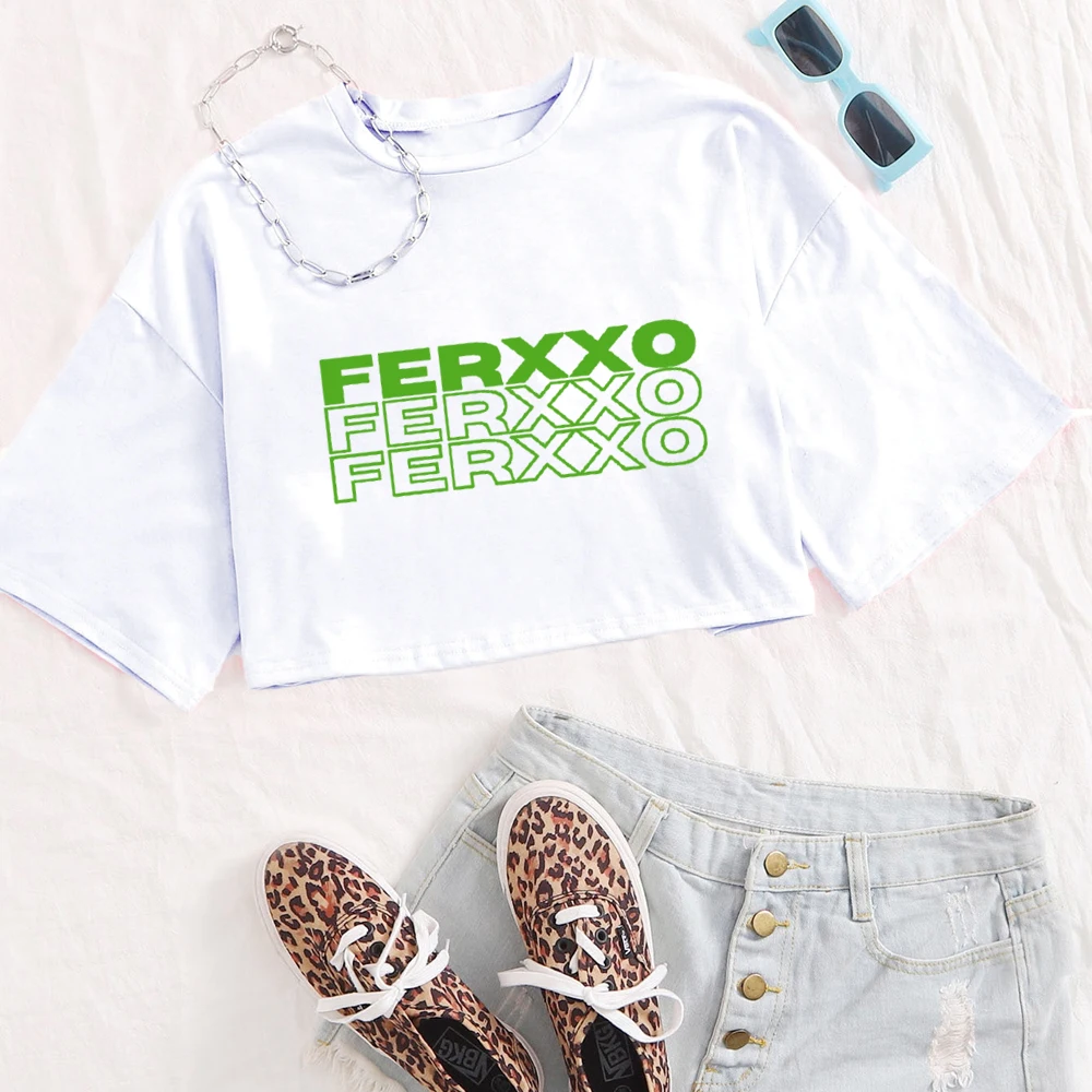 Рубашка Feid Ferxxo Calipsis Tour 2024 топы с круглым вырезом и короткими рукавами