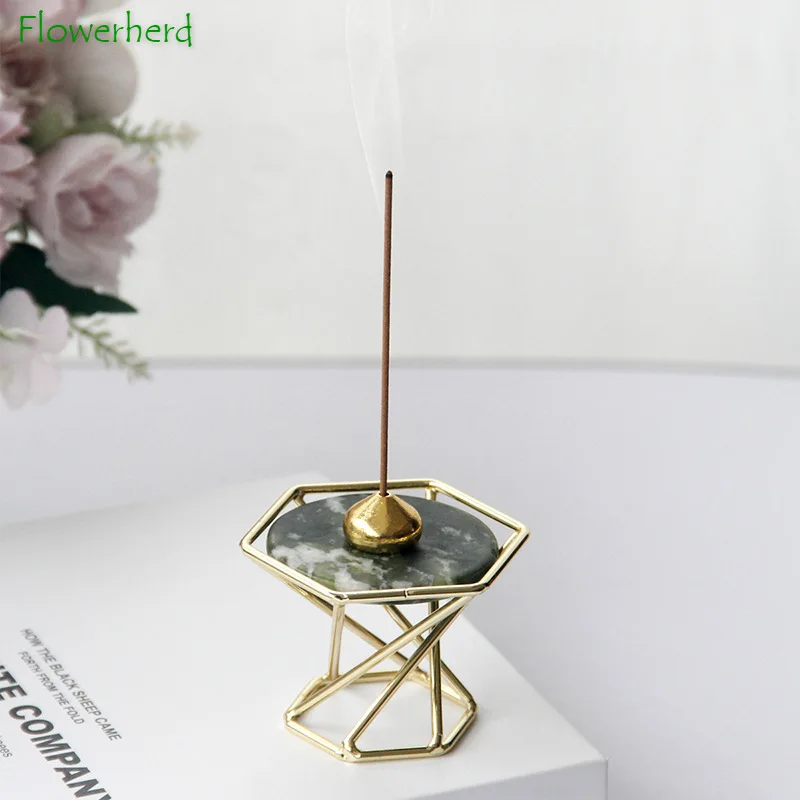 

Cobblestone Incense Burner Water Drop Incense Holder High Tripod Home Decoration Hand-held Middle East Arabian Incense Stick