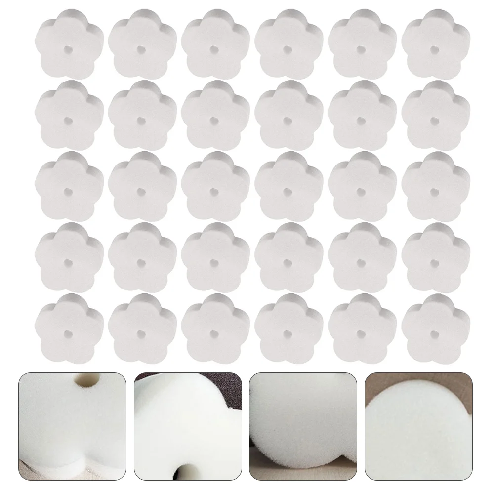 

30 Pcs Spa Tub Filter Bathtub Filtering Swimming Pool Clean Tool Filters White Filting Oil Absorption Sponges Child