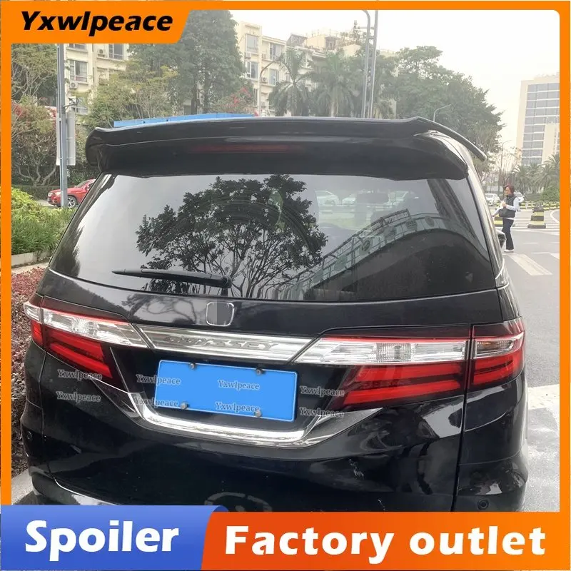 

For Honda Odyssey Roof Spoiler 2015 - 2019 ABS Material Primer Color Rear Trunk Spoiler Car Rear Wing Decoration