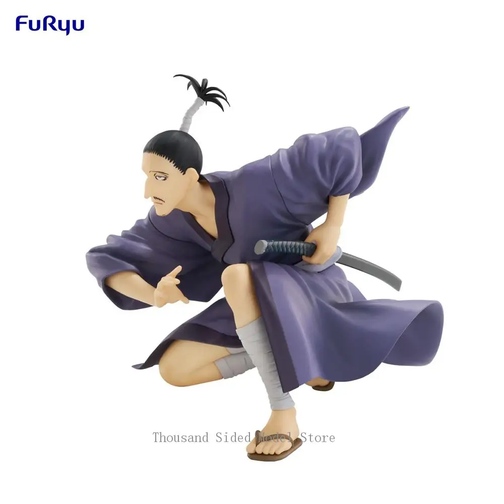 Фото Оригинальная фигурка FuRyu Noodle Stopper HUNTER x HUNTER Nobunaga Hazama, фигурка аниме, модель из ПВХ, Коллекционная игрушка для мальчика, 11 см №3