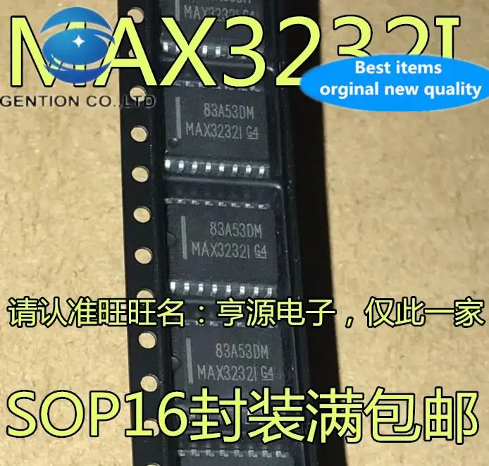 10 шт. 100% оригинальный новый MAX3232IDW MAX3232IDWR MAX3232I приемник драйвера SOP16 | Спорт и