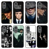 peaky blinders phone case for huawei p30 p40 p50 pro mate 40 40pro honor 50 50pro 50se non slip frame case