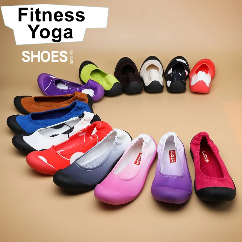 

Women Multi-function Yoga Fitness Shoes Elastic Anti-skid Slip On Cycling Running Dancing Sport Shoes Casual Sneakers