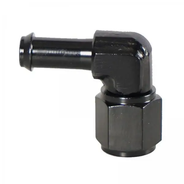 

2X Aluminum 6AN Female Swivel Barb Fitting 90 Degree Adapter to 8mm