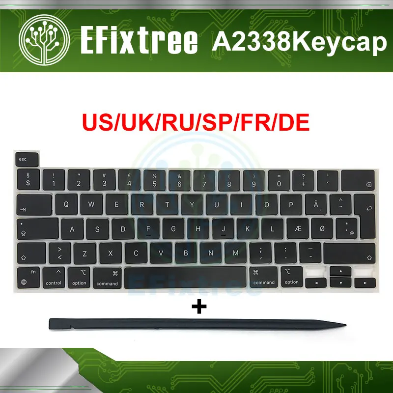 

Оригинальная клавиатура с колпачком для клавиш Latop A2338, русская, английская, французская, испанская, немецкая, итальянская клавиатура для Apple...