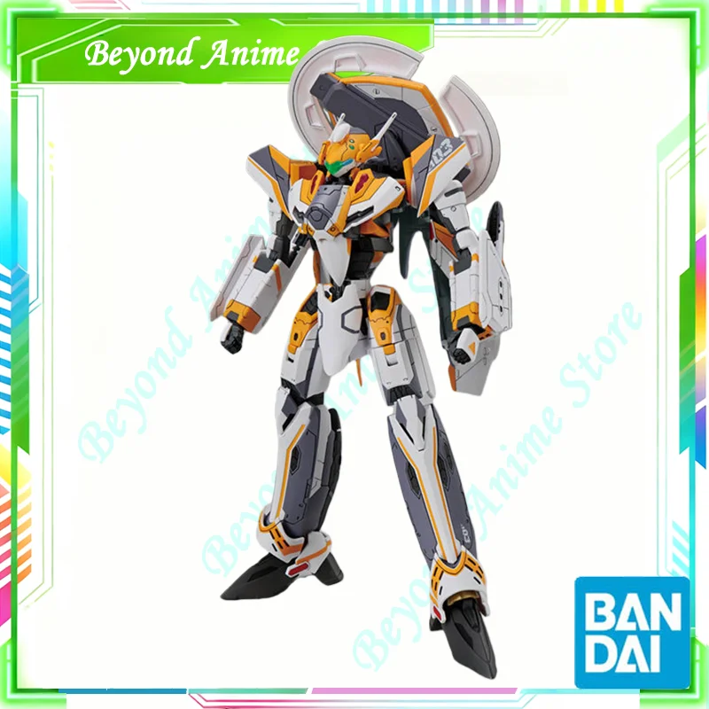 Фото Прямая доставка: Оригинальная модель Bandai The Super Dimension Fortress Macross, аниме-фигурка HG VF-31E SIEGFRIED, игрушка-фигурка №1