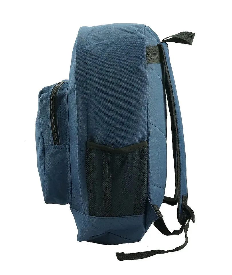 Unisex Classic Large Lightweight Durable Backpack for Students Navy