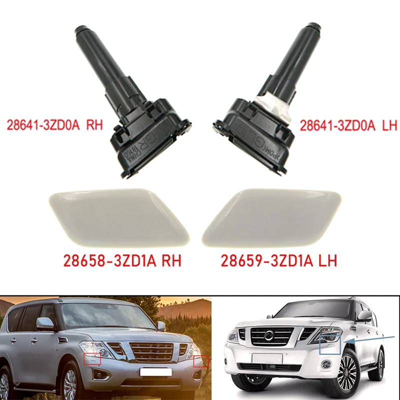 

Крышка сопла омывателя головной фары для Nissan патруль 2013 +